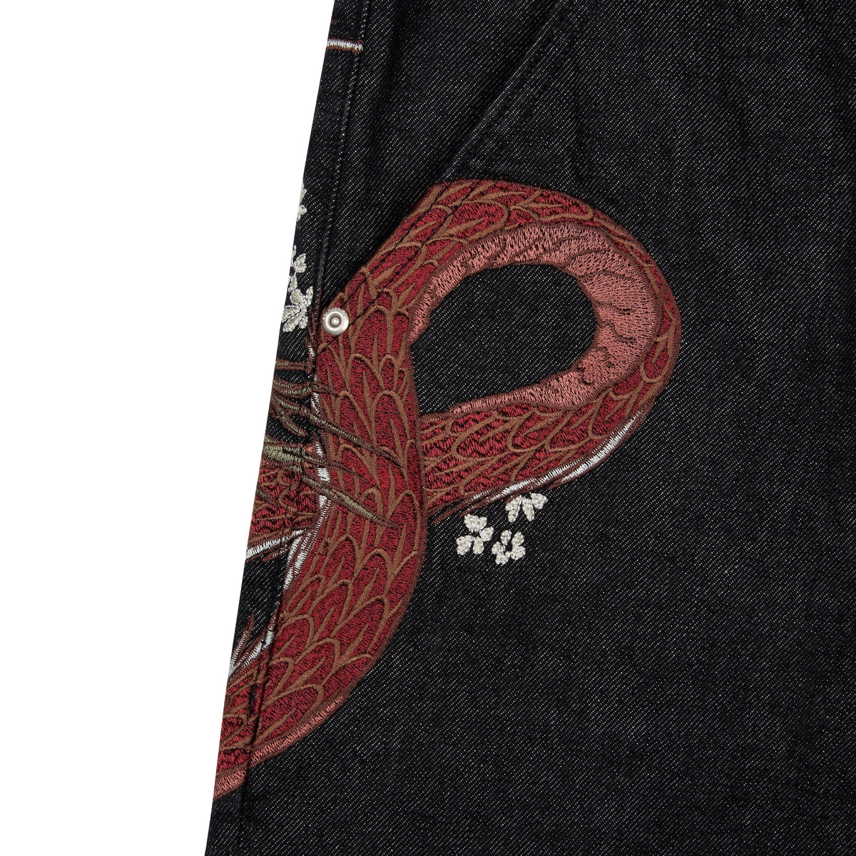 Derschutze "yakuza" raw Denim black