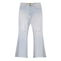 Gallery Dept Slit‑Knee Flare Distressed Jeans